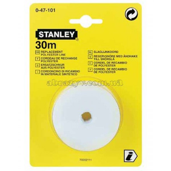 Разметочный шнур запасной 30 м STANLEY 0-47-101