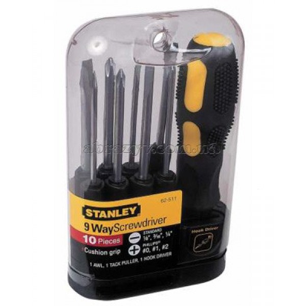 Отвертка STANLEY Multifunctional  0-62-511 набор с сменными стержными-битами