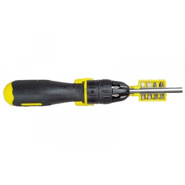 Отвертка держатель STANLEY Multibit 0-68-011 набор бит