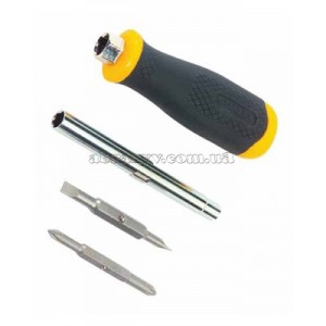 Отвертка держатель STANLEY 6 Way 0-68-012 набор бит