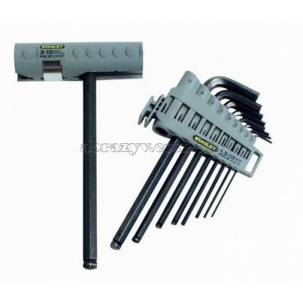 Набор ключей шестигранных STANLEY HEX GRIP 0-89-904