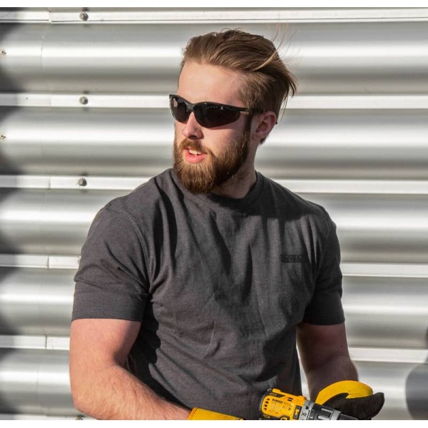 Очки защитные Reinforcer затемненные открытые AS DeWALT DPG58-2D