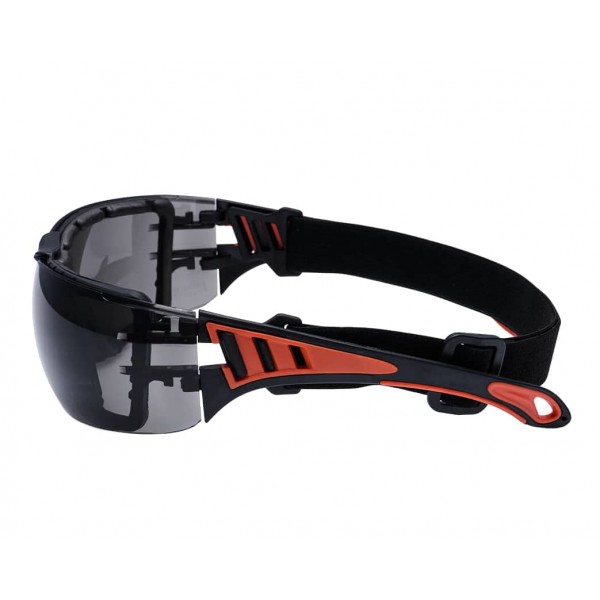 Очки защитные Tech Look Plus затемненные закрытые AS/AF Smoke Portwest PS11