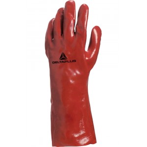 Перчатки защитные ПВХ полный облив 35см Delta Plus PVC7335