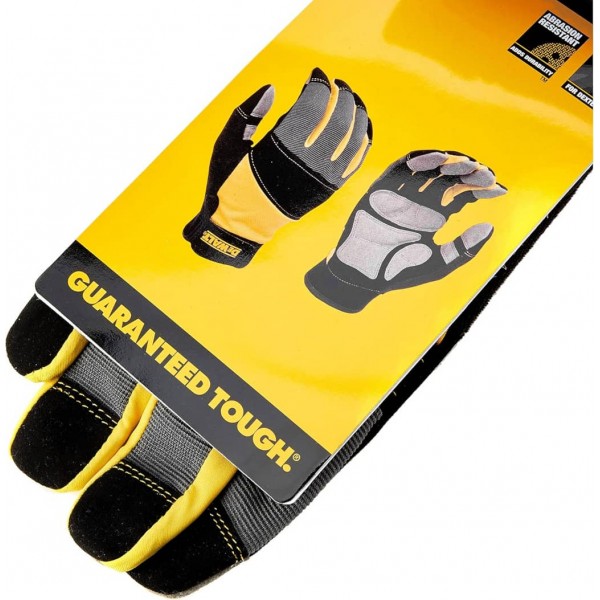 Перчатки рабочие с накладками универсальные DeWALT DPG215L