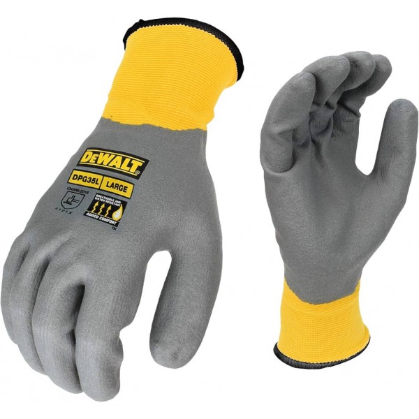 Перчатки рабочие нейлон с нитриловым покрытием DeWALT DPG35L