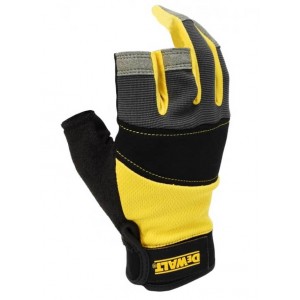 Перчатки рабочие частично без пальцев универсальные DeWALT DPG214L