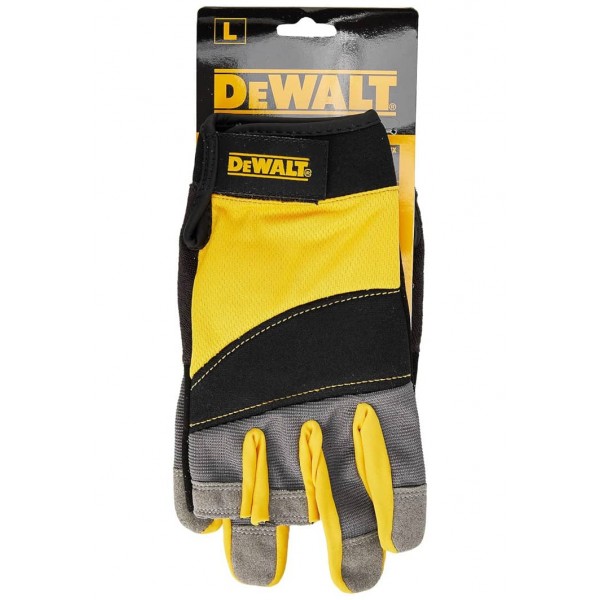 Перчатки рабочие частично без пальцев универсальные DeWALT DPG214L