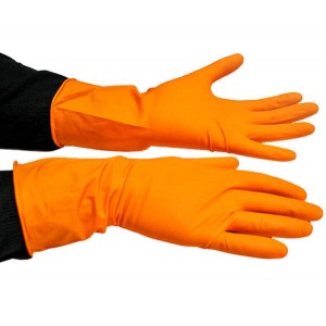 Перчатки защитные хозяйственные D-Clean латексные Doloni 4546 2