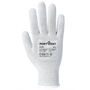 Перчатки антистатические рабочие SHELL серый Portwest A197