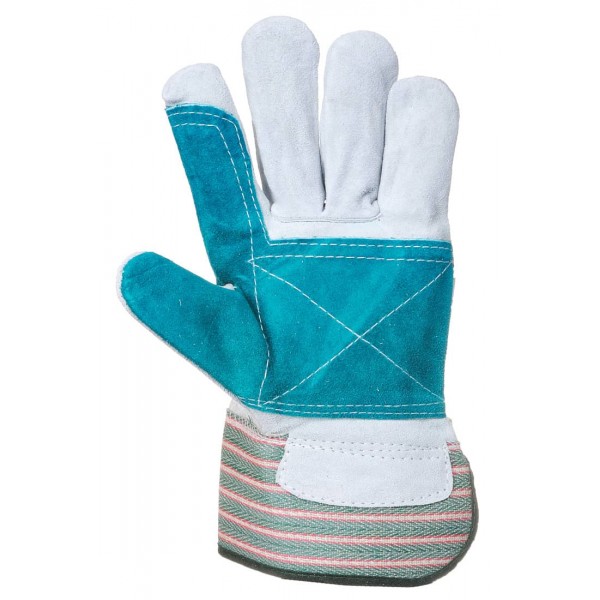 Перчатки рабочие Double Palm Rigger кожаные комбинированные Portwest A230