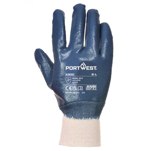 Рукавички робочі нітрилові Portwest A300
