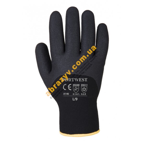 Перчатки утепленные нитриловые Portwest A146 Arctic Winter