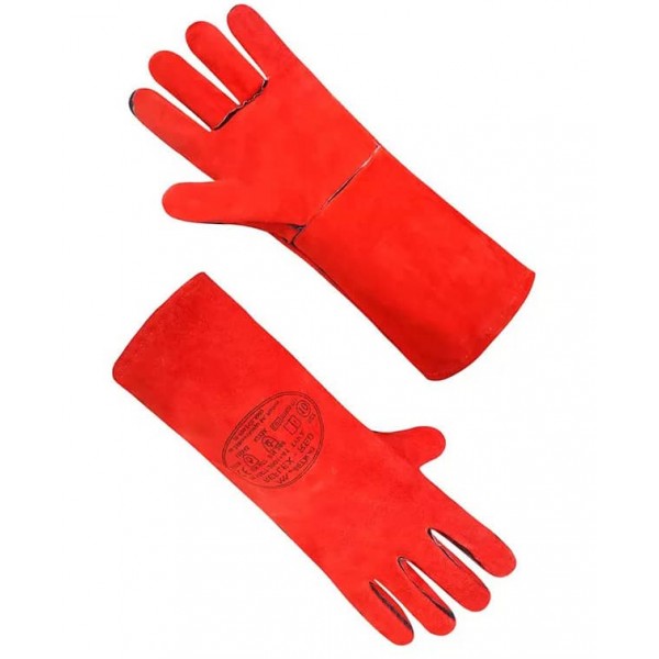 Перчатки защитные Краги кожаные для сварщика Reflex-RED 69757