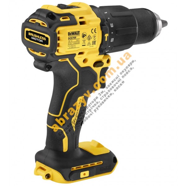 Дрель-шуруповерт бесщеточная DeWALT DCD709N аккумуляторная