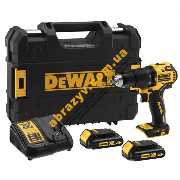 Дриль-шуруповерт безщітковий DeWALT DCD709D2T акумуляторний