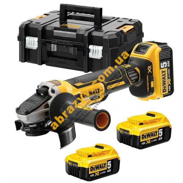 Угловая шлифмашина (болгарка) DeWALT DCG405P3 аккумуляторная