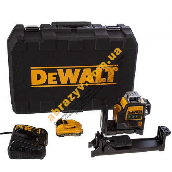 Лазер самовирівнюючий DeWALT DCE089D1G 3-х площинний