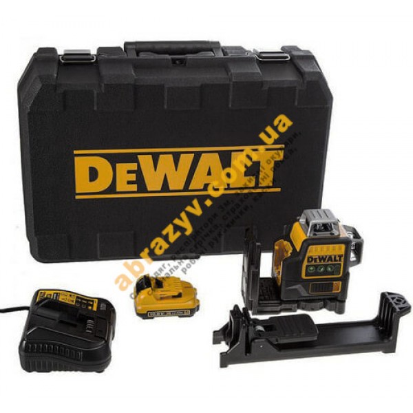 Лазер самовирівнюючий DeWALT DCE089D1R 3-х площинний червоний