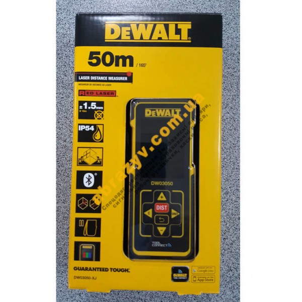 Дальномер лазерный DeWALT DW03050