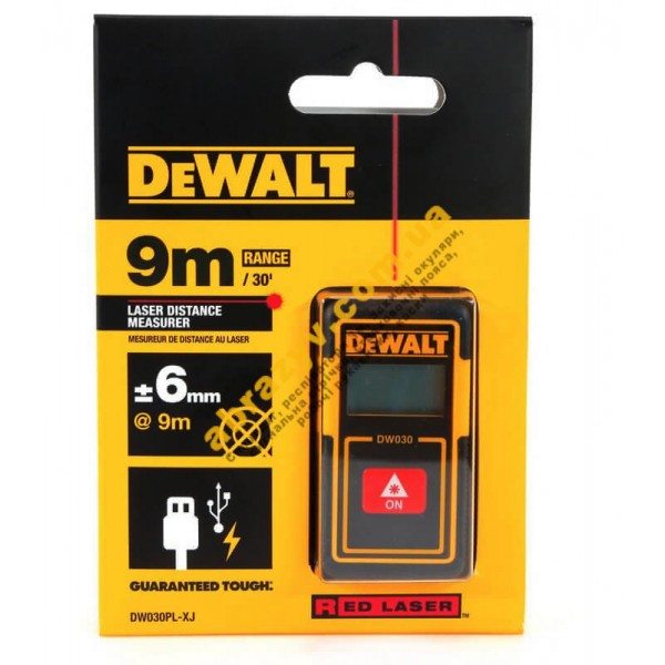 Далекомір лазерний DeWALT DW030PL