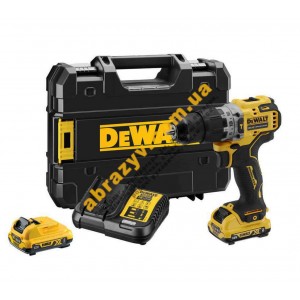 Дрель-шуруповерт бесщёточная DeWALT DCD706D2 ударная 2