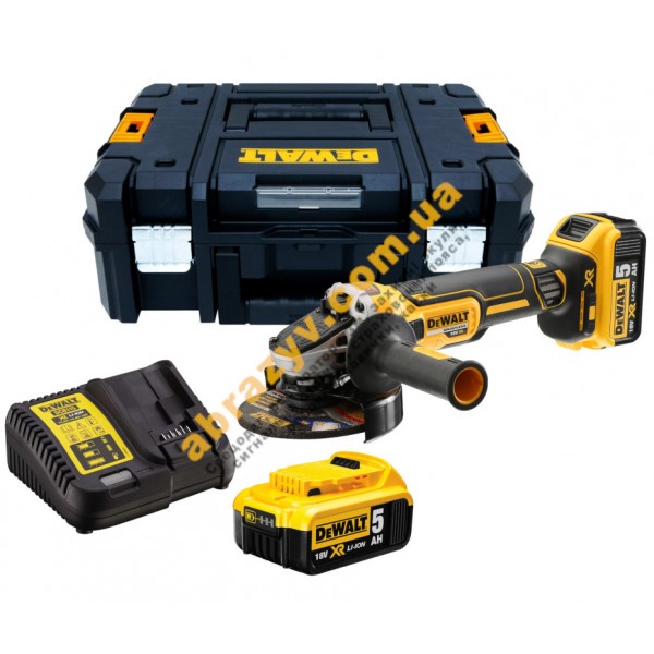 Угловая шлифмашина (болгарка) DeWALT DCG405P2 аккумуляторная